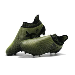 Kopačky Pánské Adidas X 17+ PureSpeed FG – Zelená černá